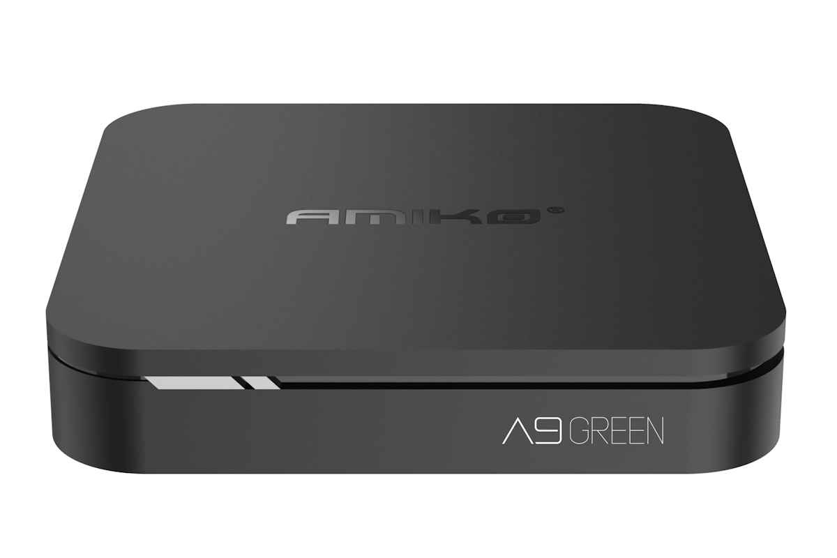 Receptor IPTV Android AMIKO A9 GREEN OTT 4K