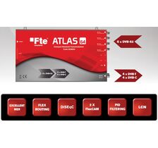 Headend compact ATLAS64 Transmodulator DVB-S2 > DVB-C/T - receptoare.ro