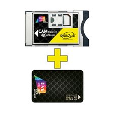 Modul TIVUSAT 4K Ultra HD satelit CAM cu smartcard Italia