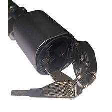 Butuc incuietoare smart Amiko Negru cu Bluetooth, amprente digitale, carduri RFID & chei mecanice