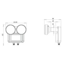 LNB Twin MONOBLOCK 6 GRADE INVERTO